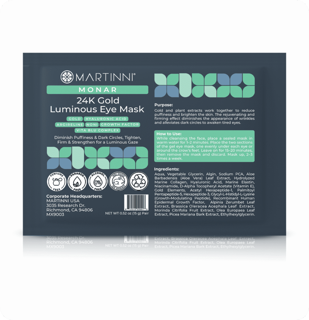 24K Gold Luminous Eye Mask